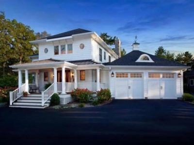 White Garage Door Installation